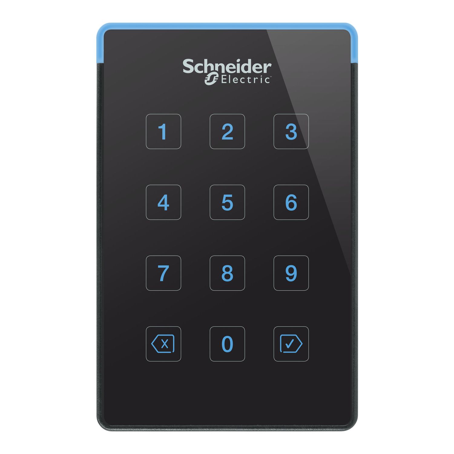 Picture of Security Expert smartcard reader, 13.56MHz/125KHz, PIN and keypad, wall plate, bluetooth