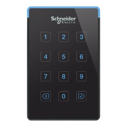 Picture of Security Expert smartcard reader, 13.56MHz/125KHz, PIN and keypad, wall plate, bluetooth