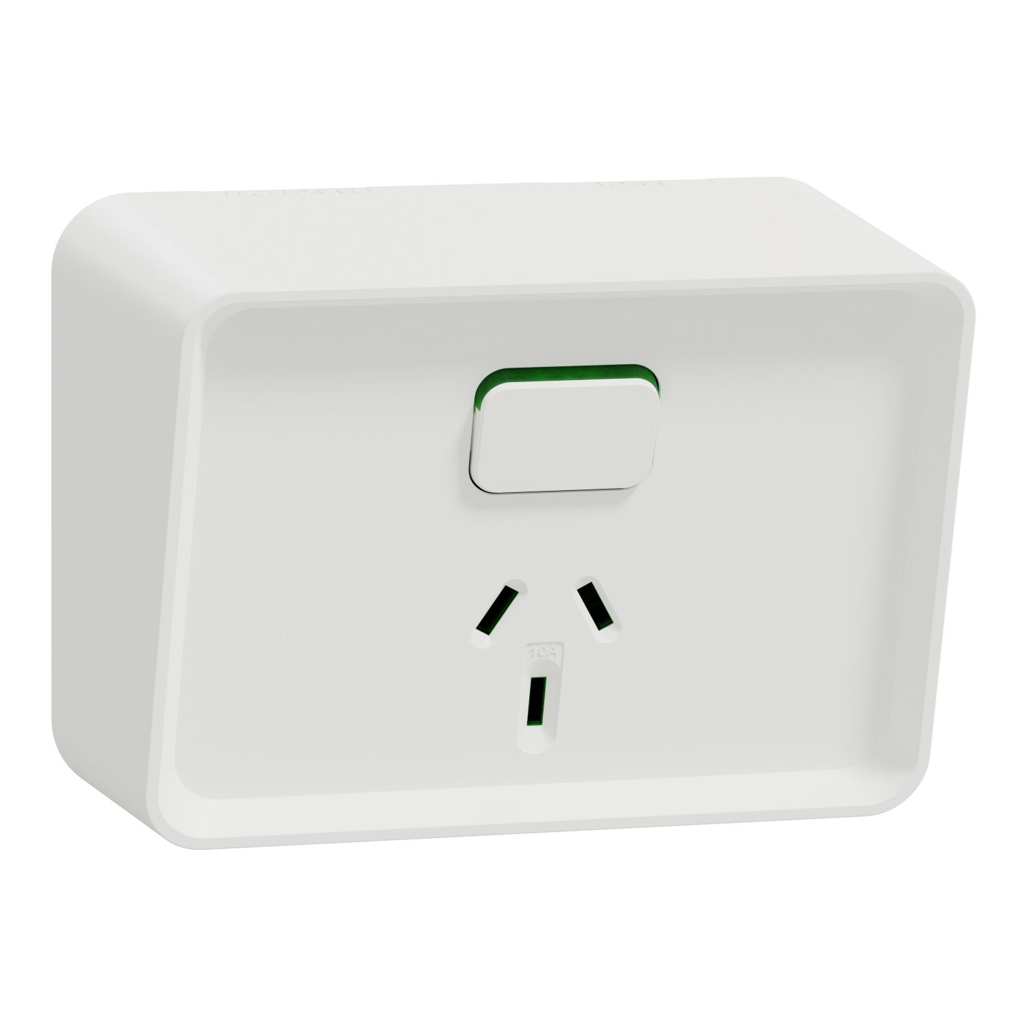 Picture of Single Switched Socket Outlet, Clipsal Iconic Outdoor, Horizontal, 10A, 250V