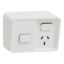 Picture of Single Switched Socket Outlet with timer, Clipsal Iconic Outdoor, 10A, 250V