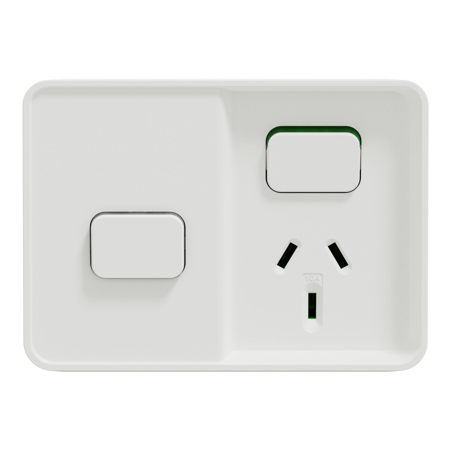 Picture of Single Switched Socket Outlet with timer, Clipsal Iconic Outdoor, 10A, 250V