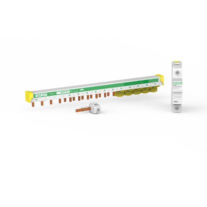 Picture of MAXBAR Top Feed, MAX9, 3P+N, 15 Modules, 100 A with N Block and Accessories