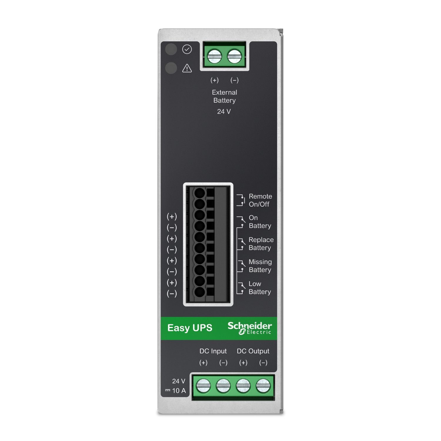 Picture of Easy UPS control module, 24V DC-DC, DIN Rail, Industrial, 10A