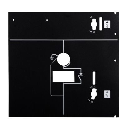 Picture of Front cover, SM6-24, spare part, mimic panel, DMV-A, DMV-S