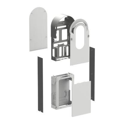 Picture of Kit enclosure, EVlink Pro AC, Metal, for 1 floor-standing charging station, steel