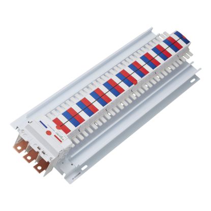 Picture of SAU Chassis 3PH, Acti9, 400A, 18mm for iC60 MCB & RCBO, 60 Poles, Top or Bottom Feed