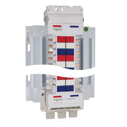 Picture of SAU Chassis 3PH, Acti9, 400A, 18mm for iC60 MCB & RCBO, 24 Poles, Dual Feed