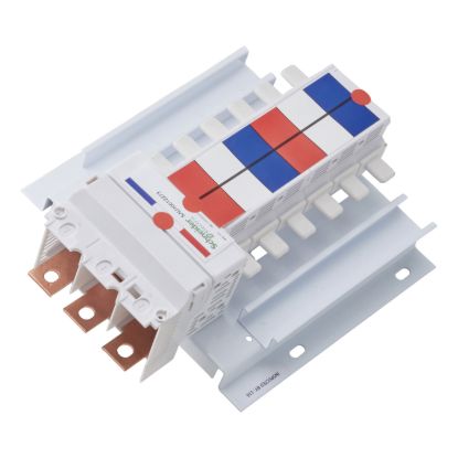 Picture of SAU Chassis 3PH, Acti9, 400A, 27mm for C120 MCB, 12 Poles, Top or Bottom Feed