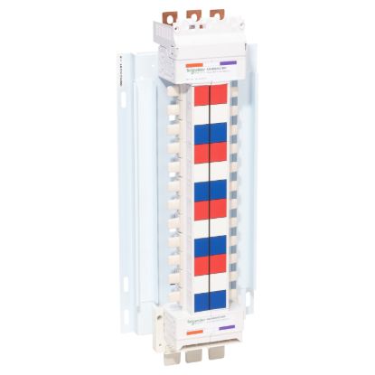 Picture of SAU Chassis 3PH, Acti9, 400A, 27mm for C120 MCB, 24 Poles, Dual Feed