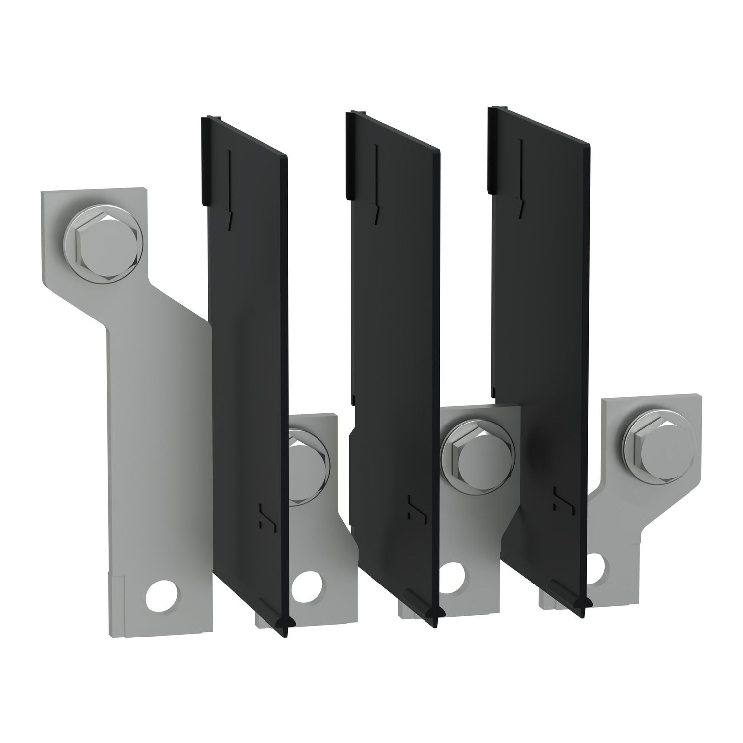 Picture of spreaders with interphase barriers, TransferPacT, accessories for Frame 250A, 4P, incomings only, set of 4