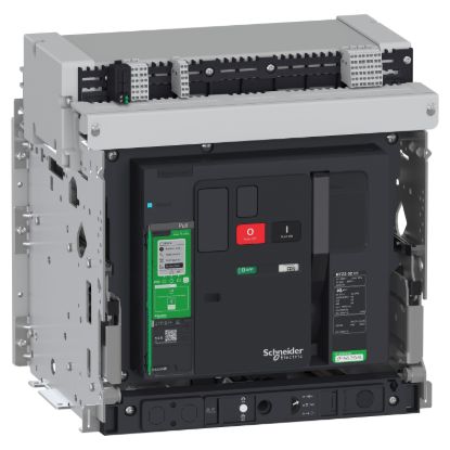 Picture of Circuit breaker, MasterPact MTZ2 32H1 (66kA/415VAC), 3P, 3200A, drawout, manually operated, MicroLogic 5.0X control unit
