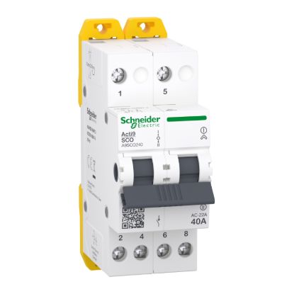 Picture of Changeover switch, Acti9, 2P, 40A, 400/415VAC