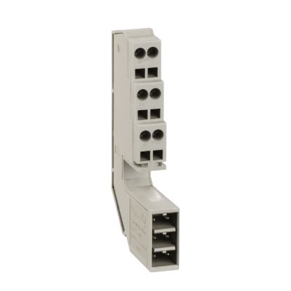 Picture of Terminal block connector, MasterPact NT, MasterPact NW, chassis, spare part, six wire auxiliary terminal block