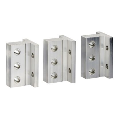 Picture of Power connections, MasterPact NW, frame, spare part, 3 poles, fixed or drawout, 2500A to 3200A, vertical or horizontal, 3 parts