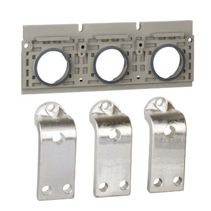 Picture of Power connections, MasterPact NT, frame, spare part, 3 poles, fixed, 630A to 1600A, top or bottom mounting, 3 parts