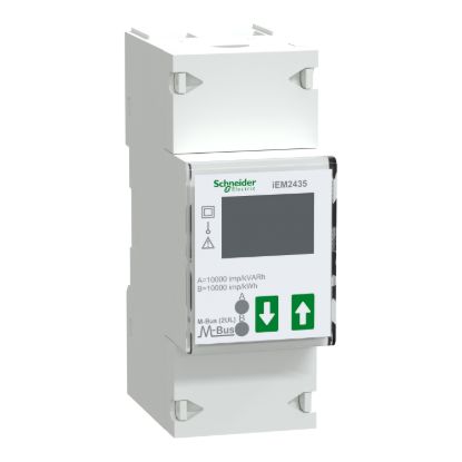 Picture of modular single phase power meter iEM2435 - 230V - 100A with communication M-Bus