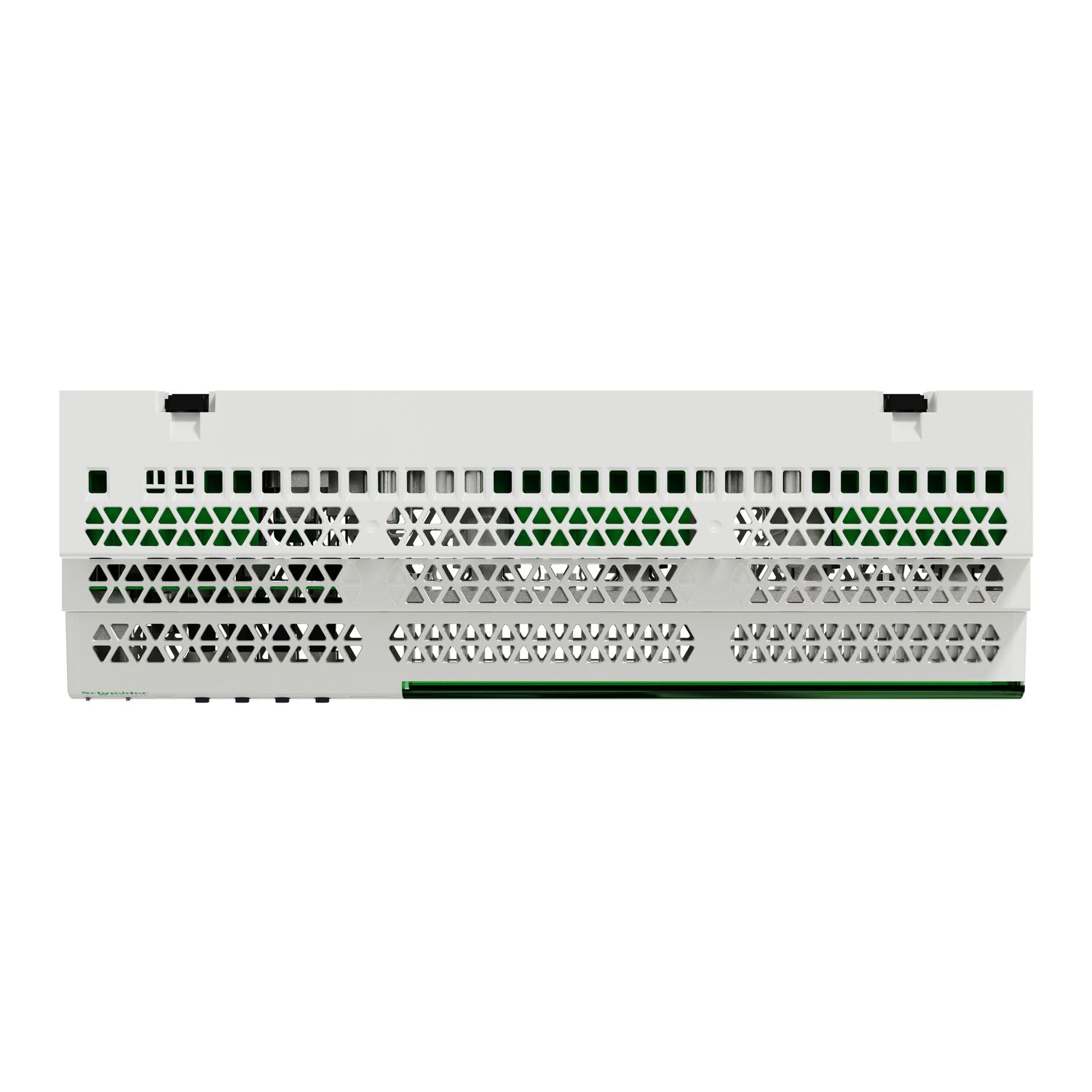 Picture of Dimmer, SpaceLogic C-Bus, 4 channel, 2A per channel, DIN rail mount, inbuilt switchable C-Bus power supply, white