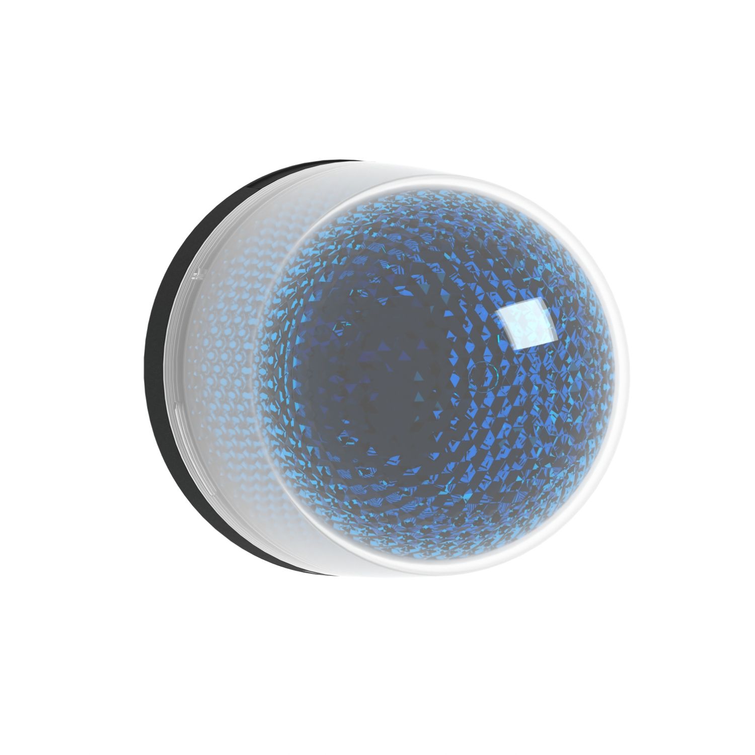 Picture of Illuminated beacon without buzzer, Harmony XVR, blue, 100mm, integral LED, 12...24V DC