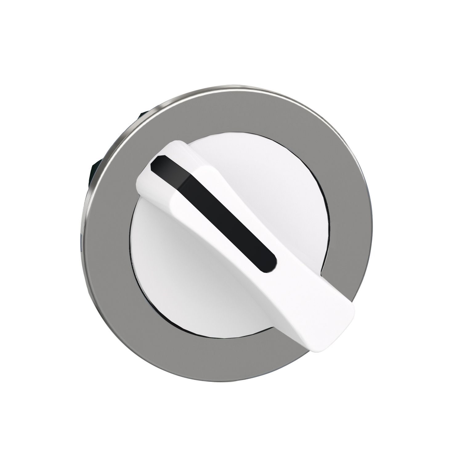 Picture of Head for selector switch, Harmony XB4, flush mounted white 2 position stay put