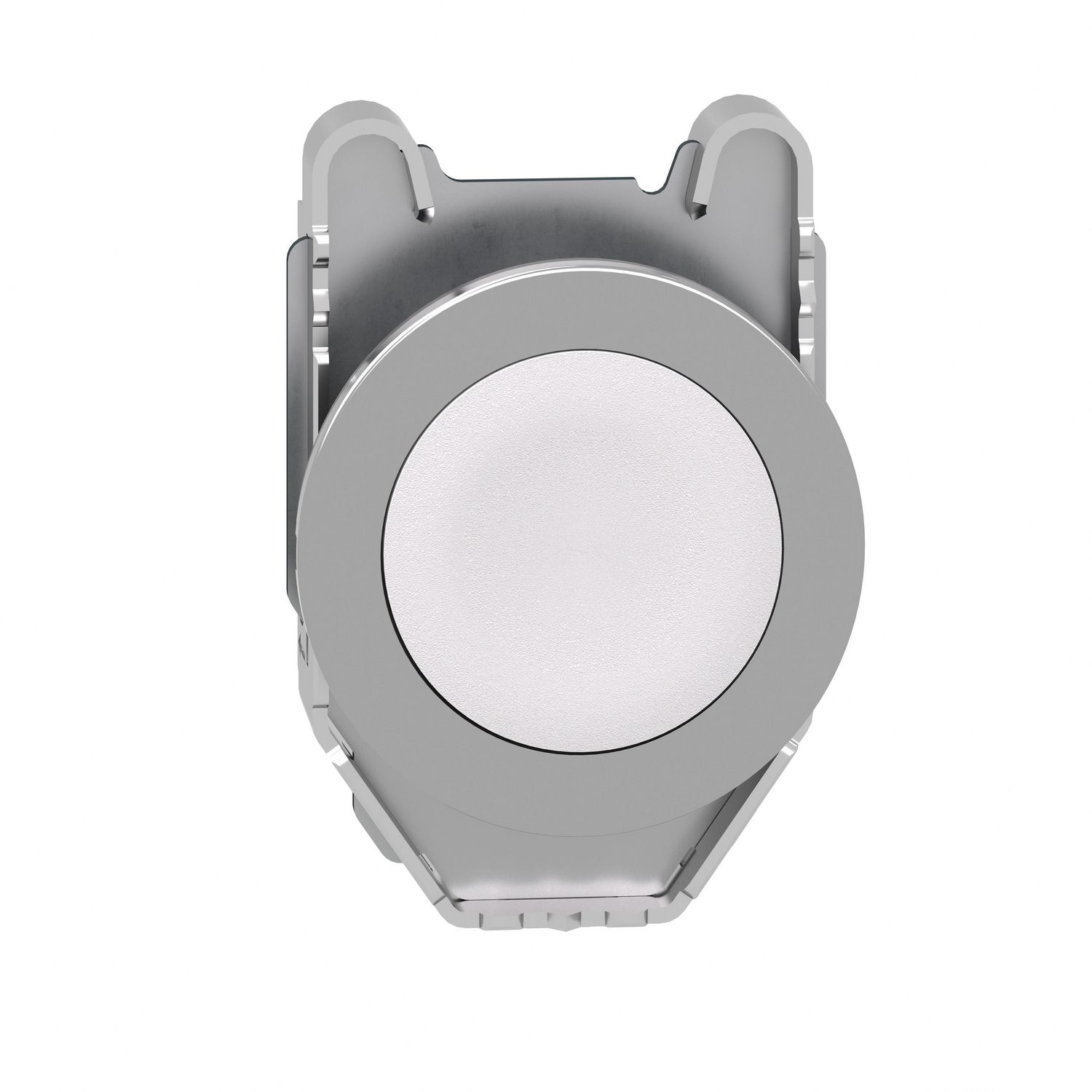 Picture of Head for non illuminated push button, Harmony XB4, flush mounted white flush caps pushbutton push