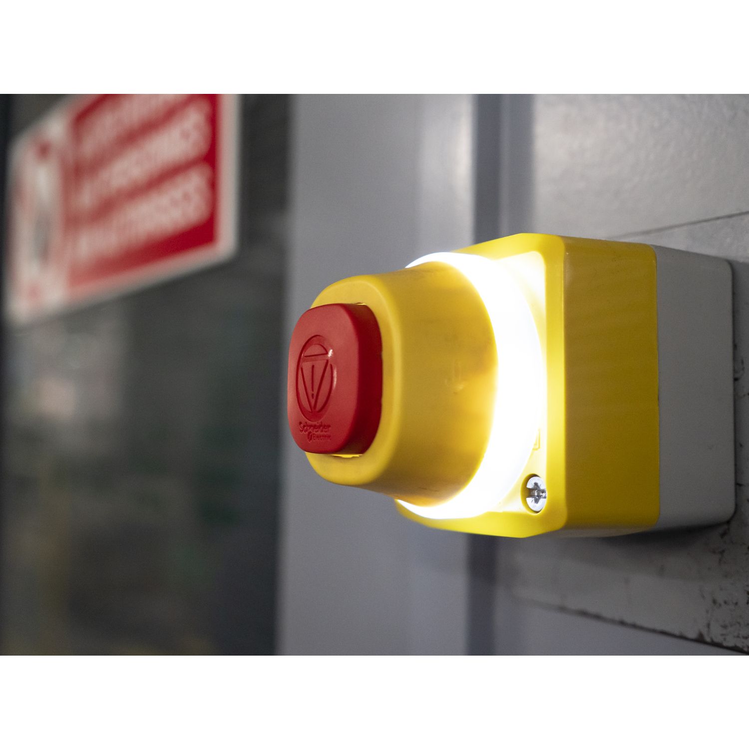 Picture of Head for illuminated selector switch, Harmony XB5, grey plastic, green handle, 22mm, universal LED, 3 positions, stay put