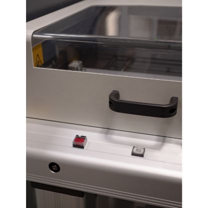 Picture of Head for emergency stop push button, Harmony XB6, red mushroom 30mm, 16mm, trigger latching turn to release, unmarked