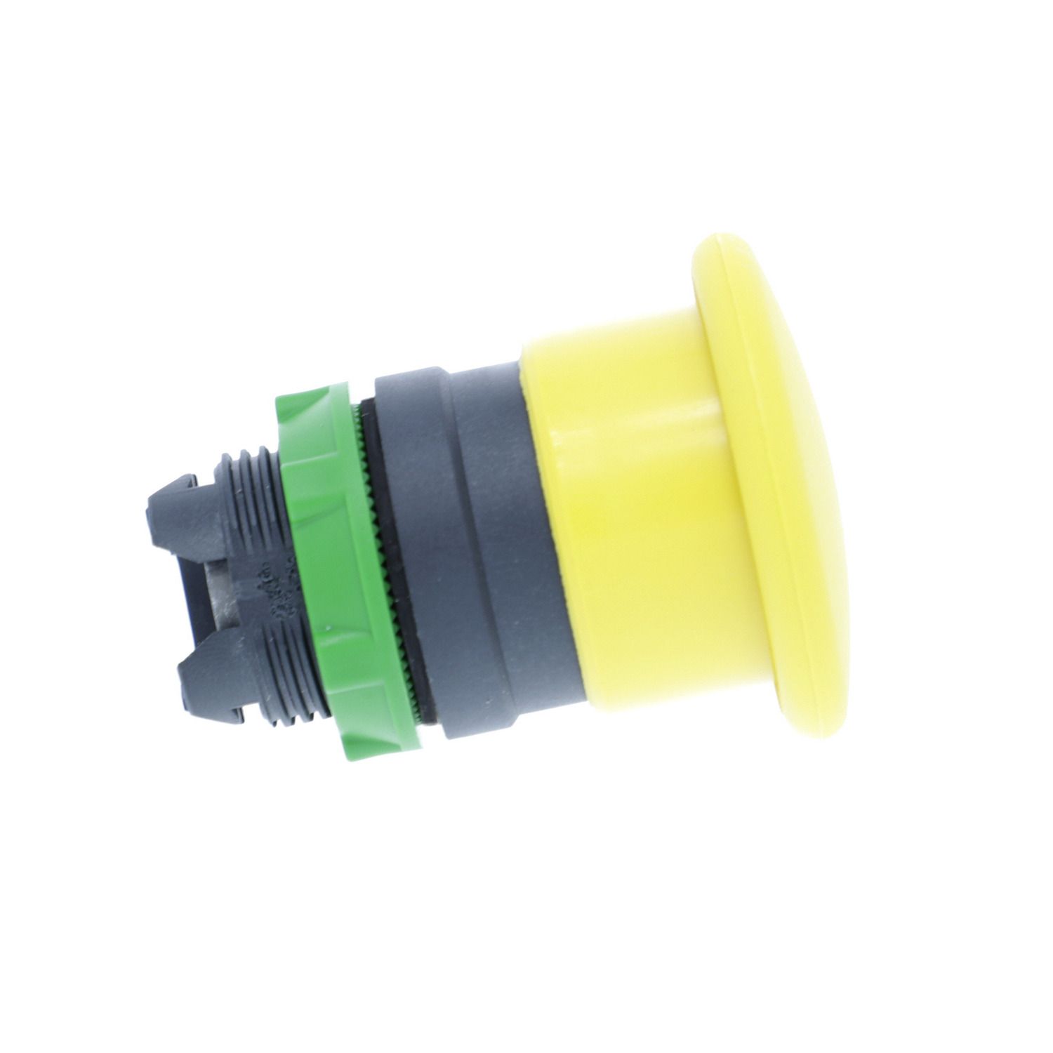Picture of Head for non illuminated pushbutton, Harmony XB5, plastic, yellow, mushroom 40mm, 22mm, spring return