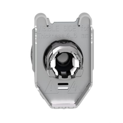 Picture of Head for illuminated selector switch, Harmony XB4, metal, blue handle, 30mm, universal LED, 2 positions, stay put