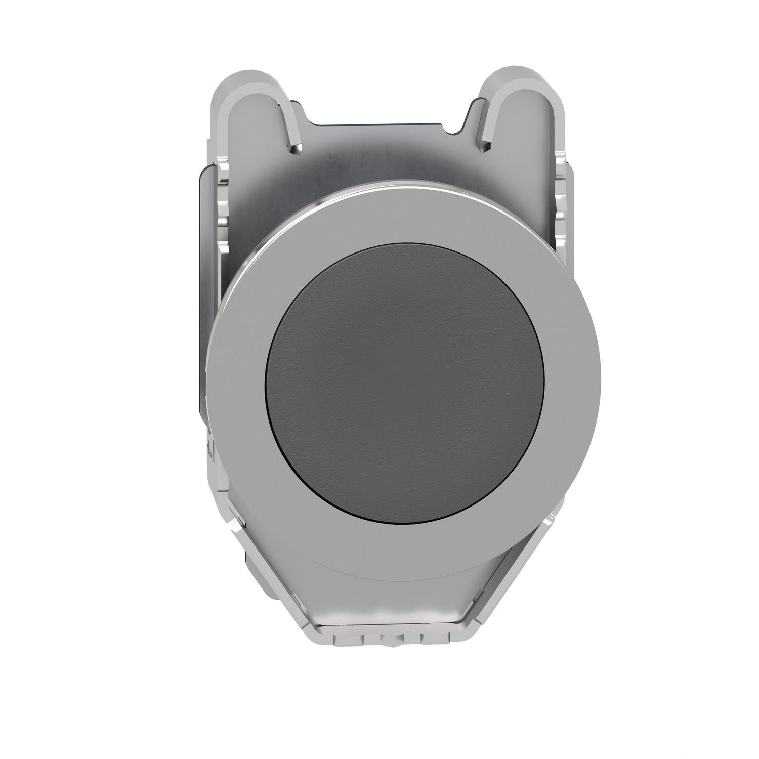Picture of Head for non illuminated push button, Harmony XB4, flush mounted grey flush caps pushbutton