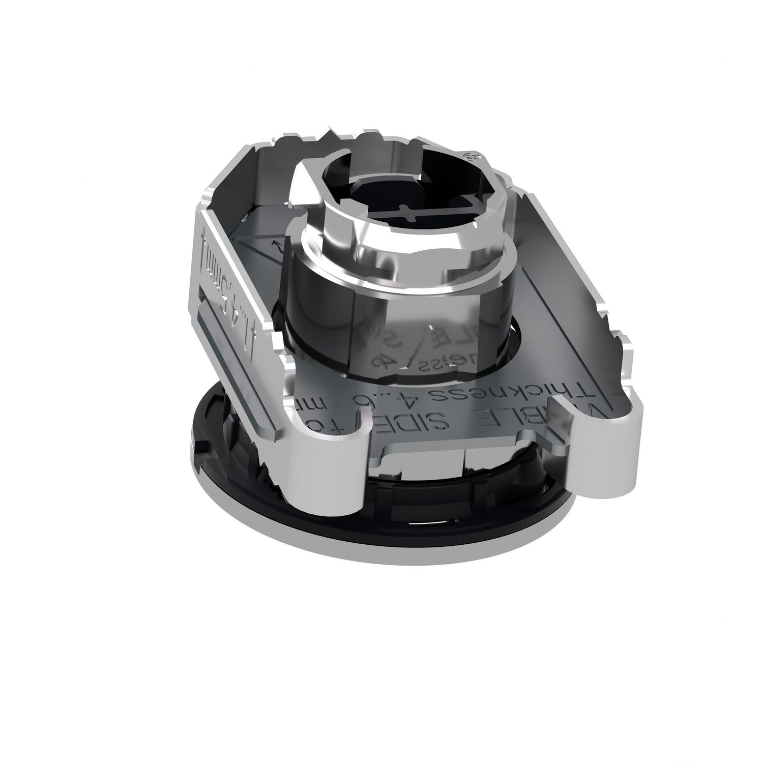 Picture of Head for non illuminated push button, Harmony XB4, flush mounted blue projecting pushbutton