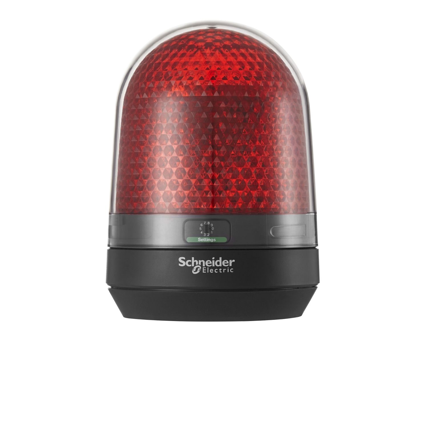 Picture of Illuminated beacon without buzzer, Harmony XVR, red, 100mm, integral LED, 48V DC