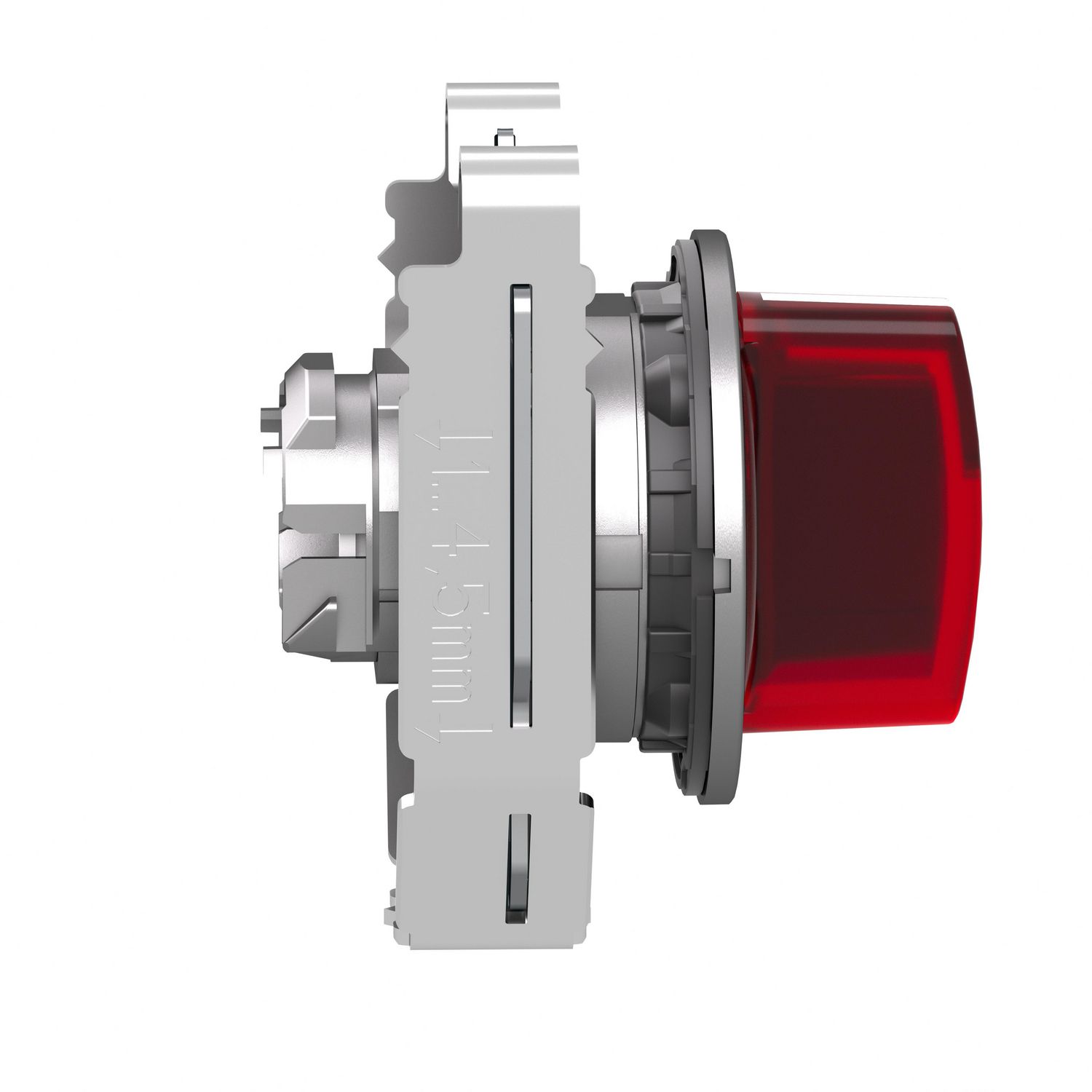Picture of Head for illuminated selector switch, Harmony XB4, metal, red handle, 30mm, universal LED, 3 positions, left to center