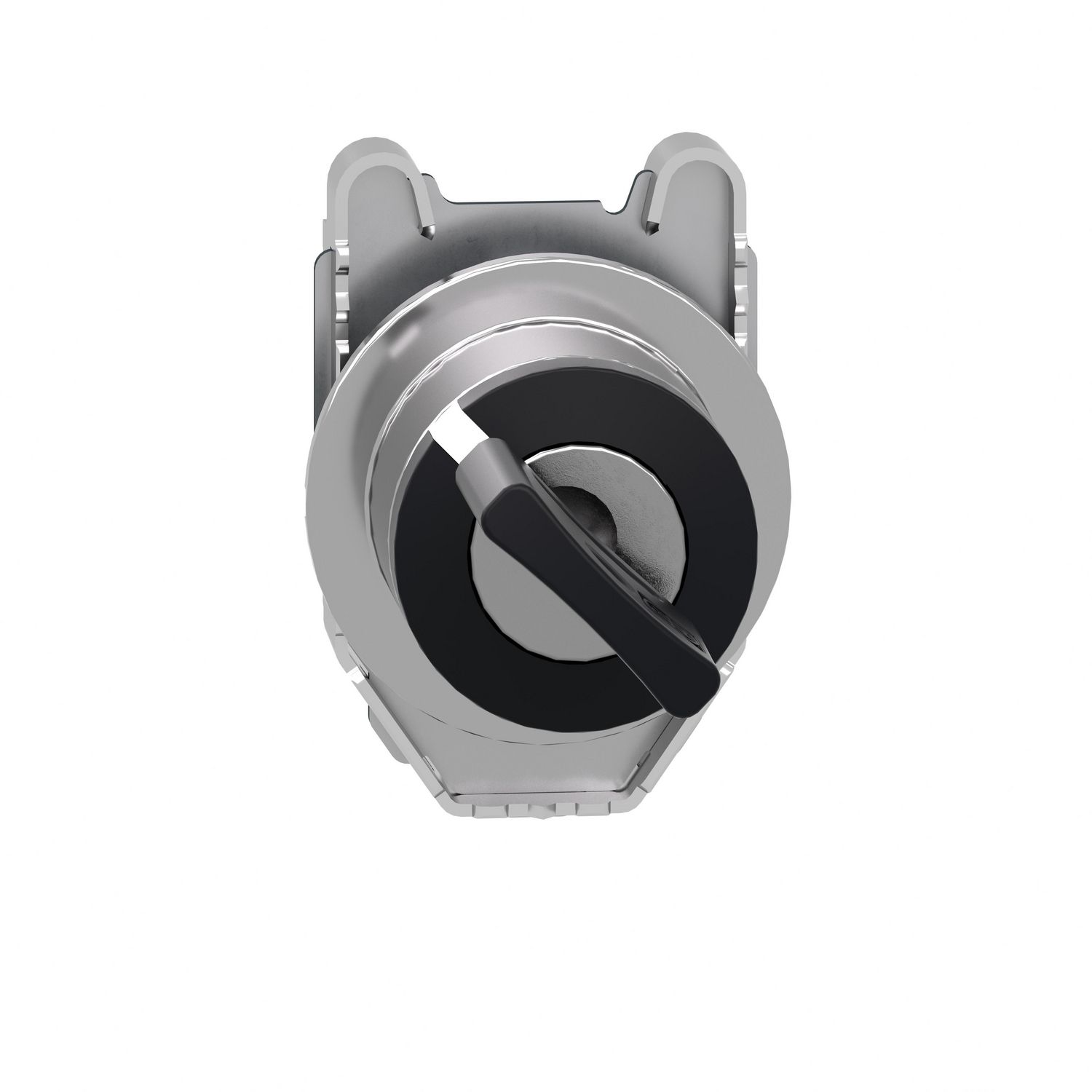 Picture of Head for key selector switch, Harmony XB4, black key, flush, 30mm, 2 positions, left key withdrawal, key 455