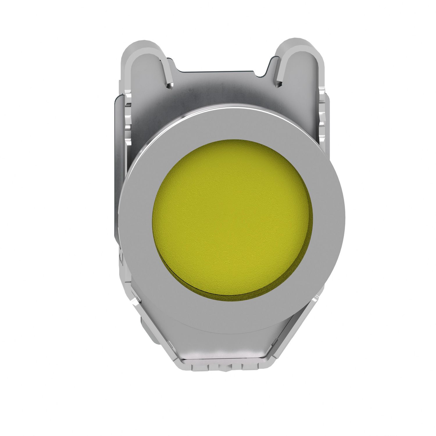 Picture of Head for non illuminated push button, Harmony XB4, flush mounted yellow pushbutton recessed