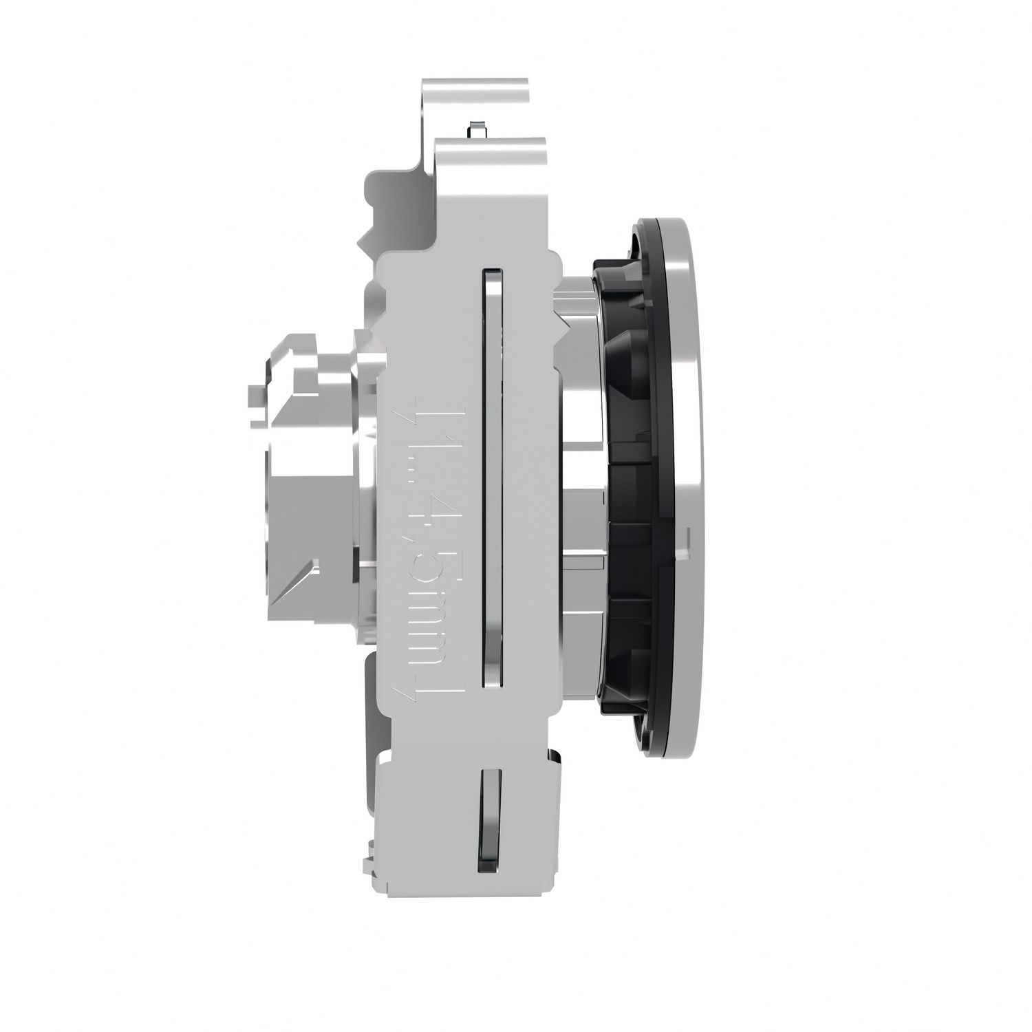 Picture of Head for non illuminated push button, Harmony XB4, flush mounted yellow pushbutton recessed