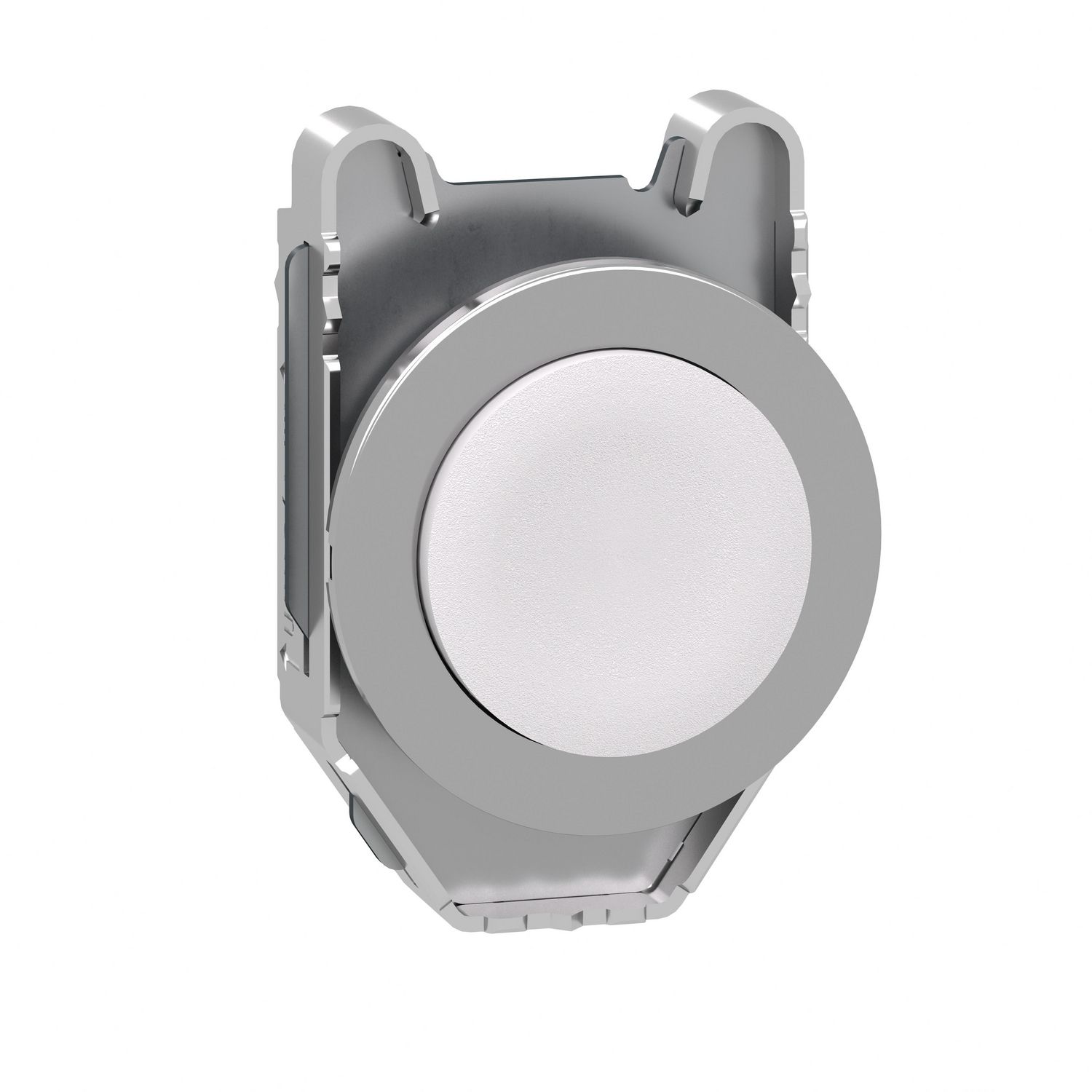Picture of Head for non illuminated push button, Harmony XB4, flush mounted white projecting pushbutton push