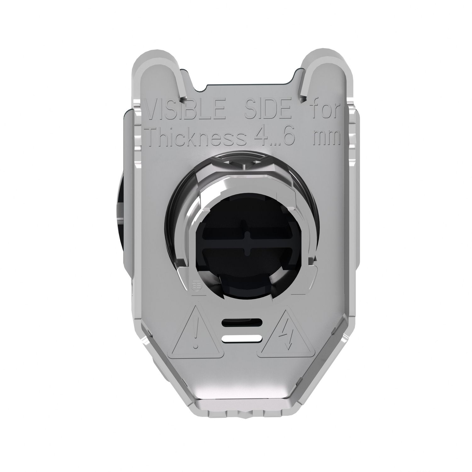 Picture of Head for non illuminated push button, Harmony XB4, flush mounted white projecting pushbutton push