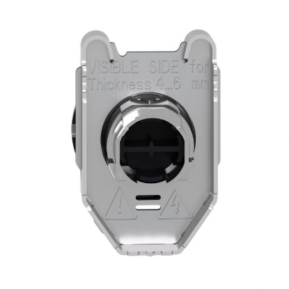 Picture of Head for non illuminated push button, Harmony XB4, flush mounted white projecting pushbutton push