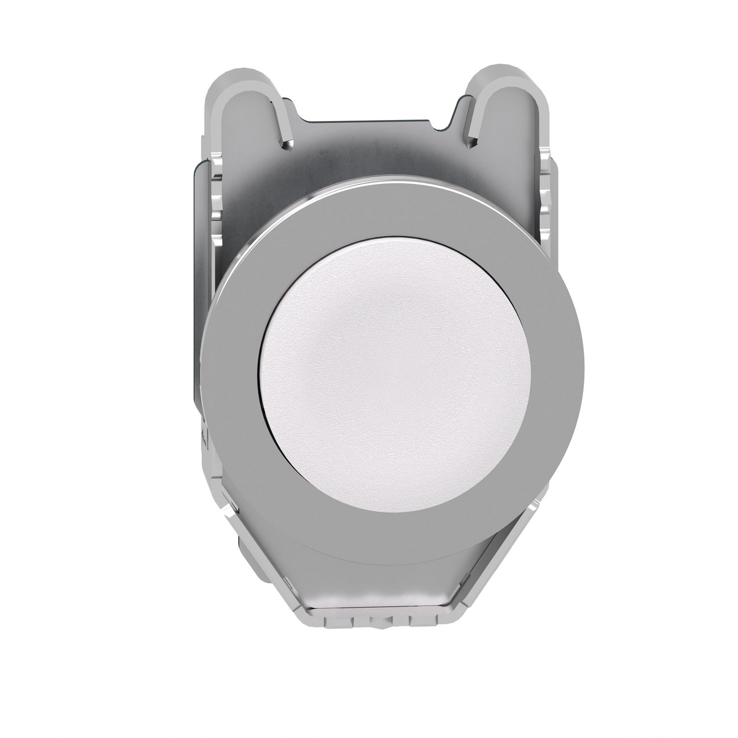 Picture of Head for non illuminated push button, Harmony XB4, flush mounted white projecting pushbutton push
