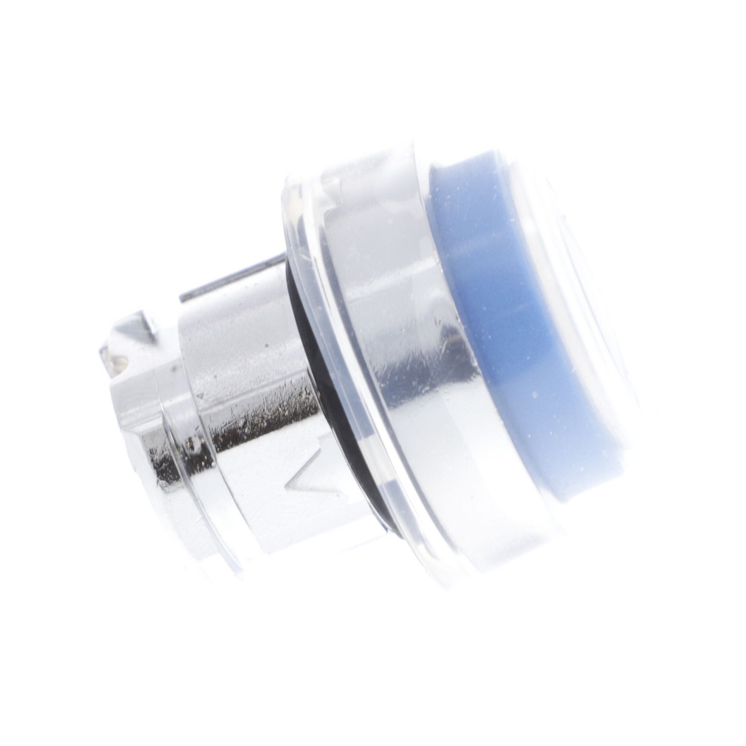 Picture of Head for non illuminated push button, Harmony XB4, metal, projecting, blue, 22mm, spring return, booted, unmarked