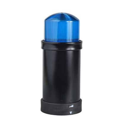 Picture of Indicator bank, Harmony XVB, illuminated unit, plastic, blue, 70mm, integral flash discharge tube, 5joule, 230V AC
