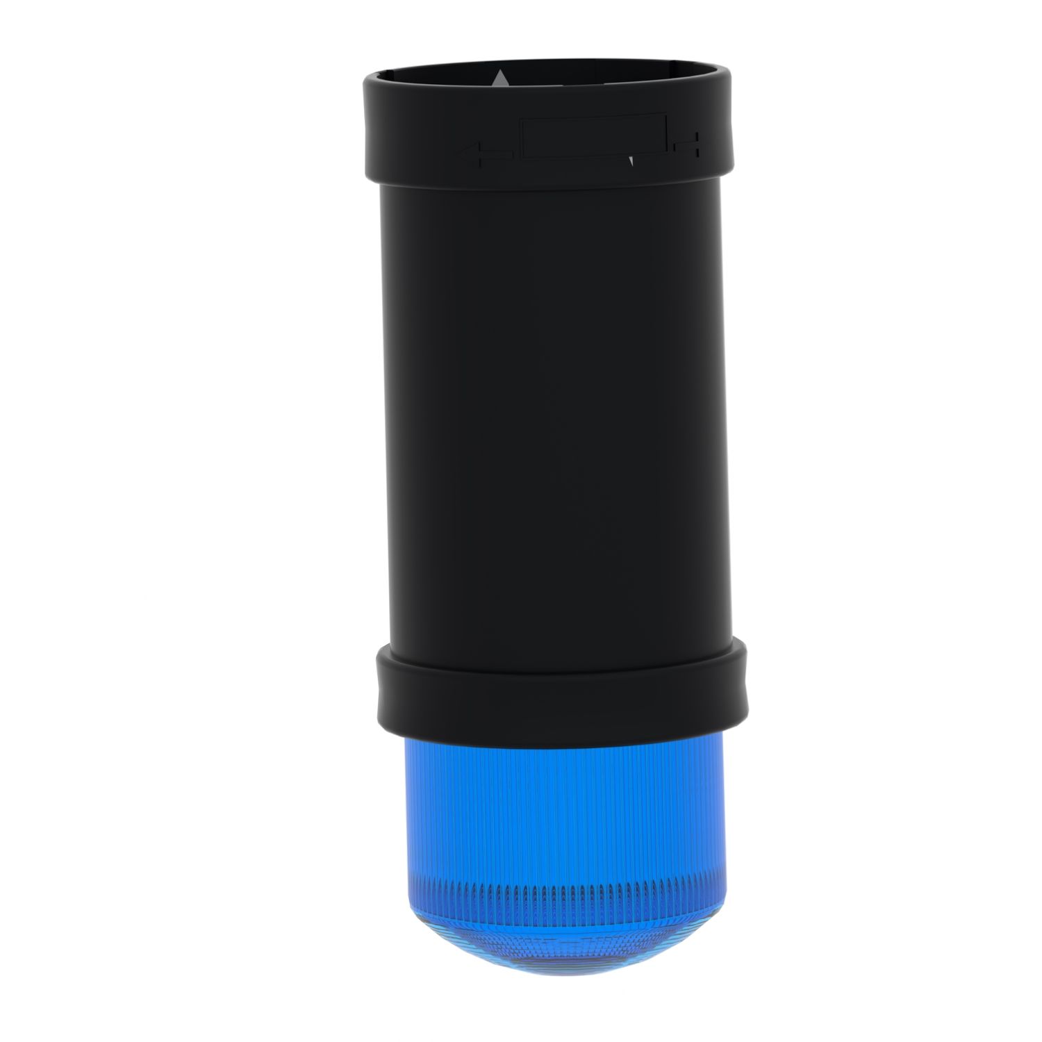 Picture of Indicator bank, Harmony XVB, illuminated unit, plastic, blue, 70mm, integral flash discharge tube, 5joule, 230V AC