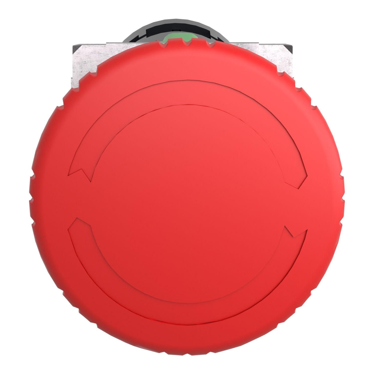 Picture of Emergency switching off monolithic push button, Harmony XB7, 22mm, red mushroom head 40mm, turn to release, 1NC