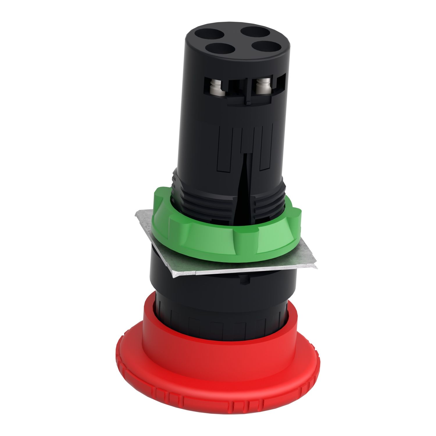 Picture of Emergency switching off monolithic push button, Harmony XB7, 22mm, red mushroom head 40mm, turn to release, 1NC