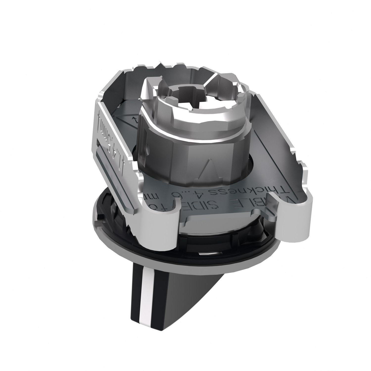 Picture of Head for selector switch, Harmony XB4, flush mounted black long handle 2 pos return right to left