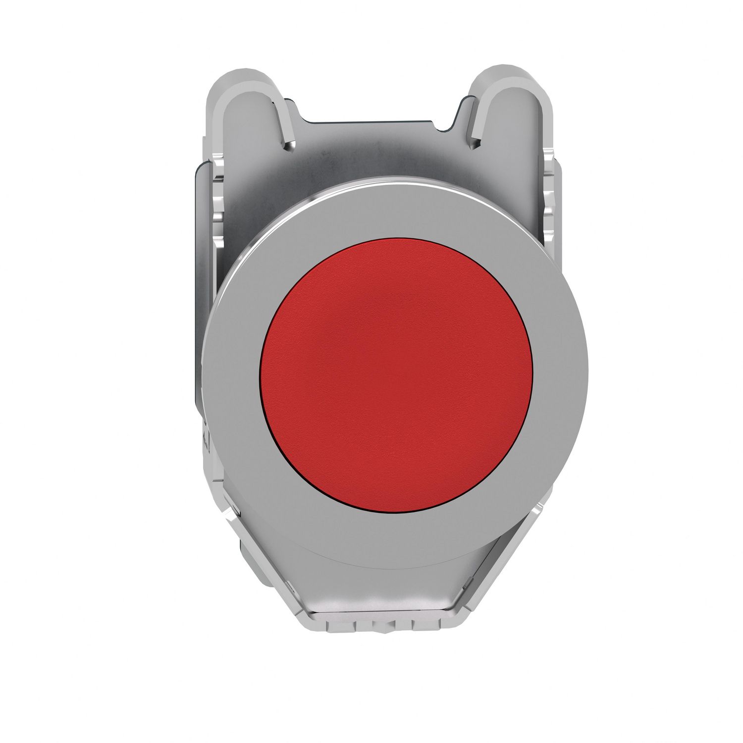 Picture of Head for non illuminated push button, Harmony XB4, flush mounted red flush caps pushbutton push