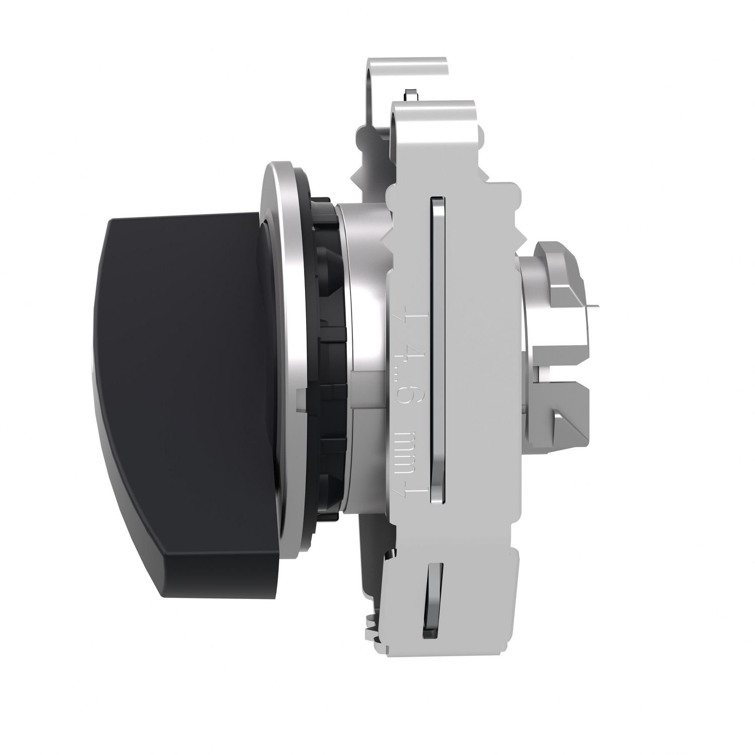 Picture of Head for selector switch, Harmony XB4, flush mounted black long handle 2 position stay put
