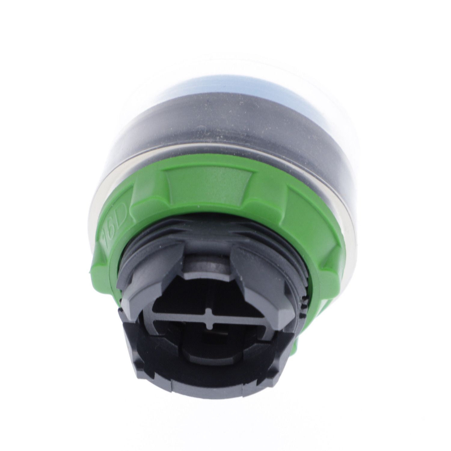 Picture of Head for non illuminated push button, Harmony XB5, plastic, projecting, blue, 22mm, spring return, booted, unmarked