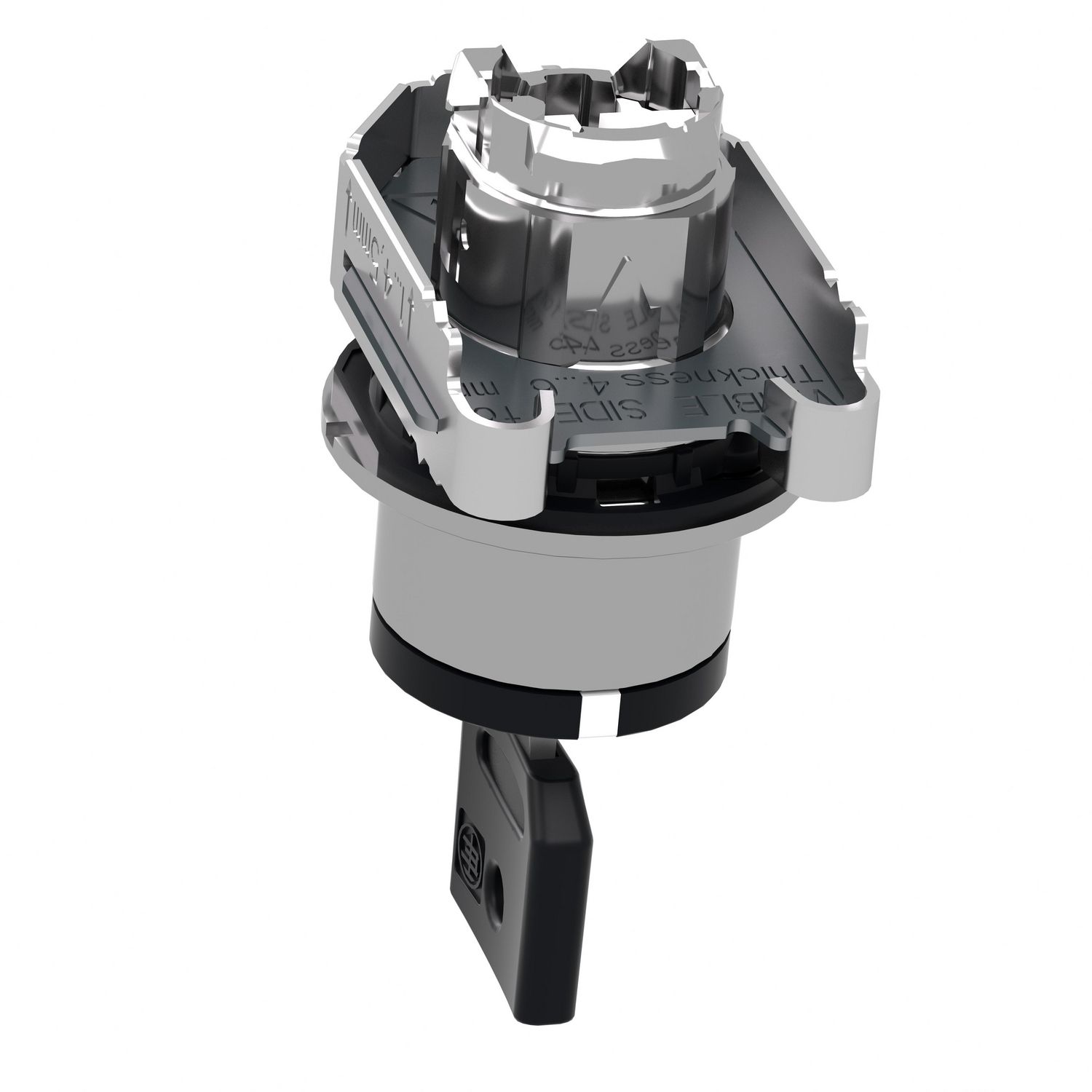 Picture of Head for key selector switch, Harmony XB4, flush mounted 455 3, position stay put