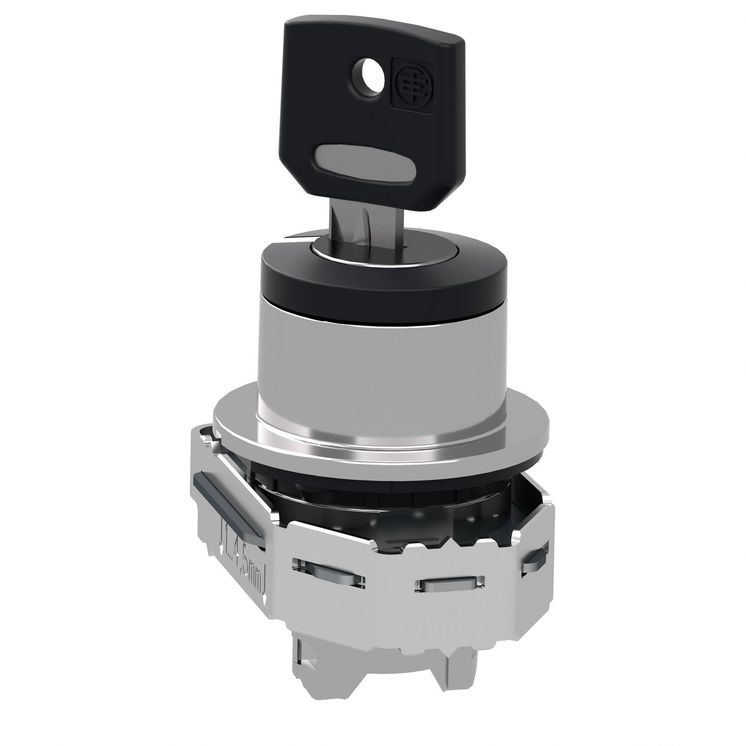 Picture of Head for key selector switch, Harmony XB4, flush mounted, 455, 2 positions, stay put